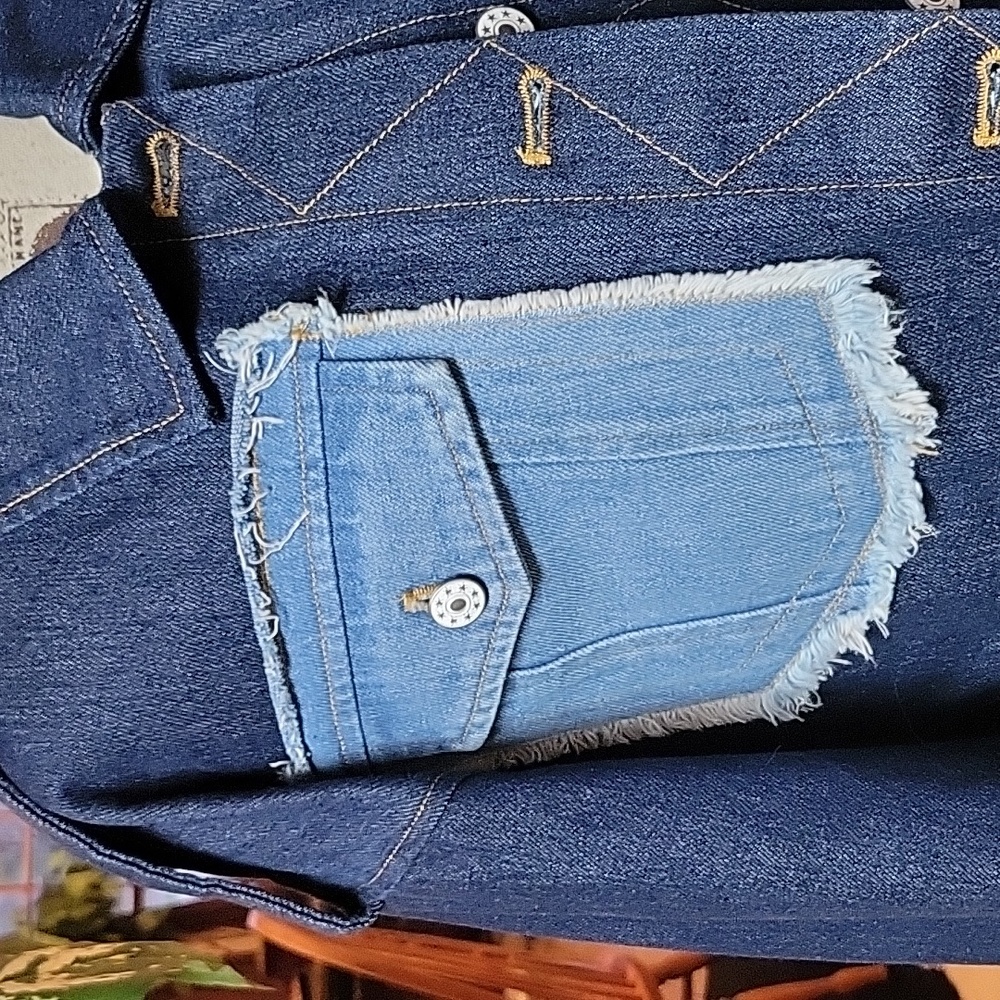 Denim Patch Jacket Nnt - image 2